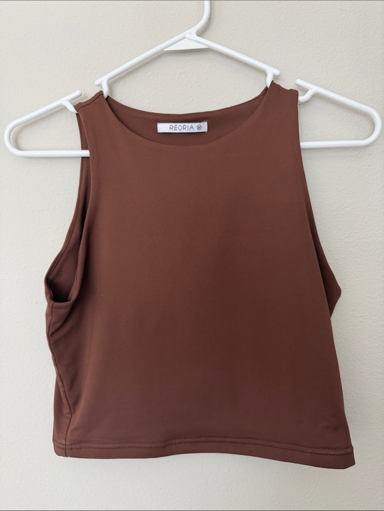 ReoRia Tops - REORIA Sleeveless Halter Neck Tank Crop Top